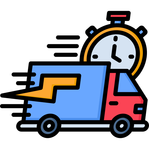 Icon representing fast courier delivery service