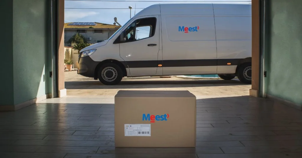 Meest courier service booked at FineEx in Surrey