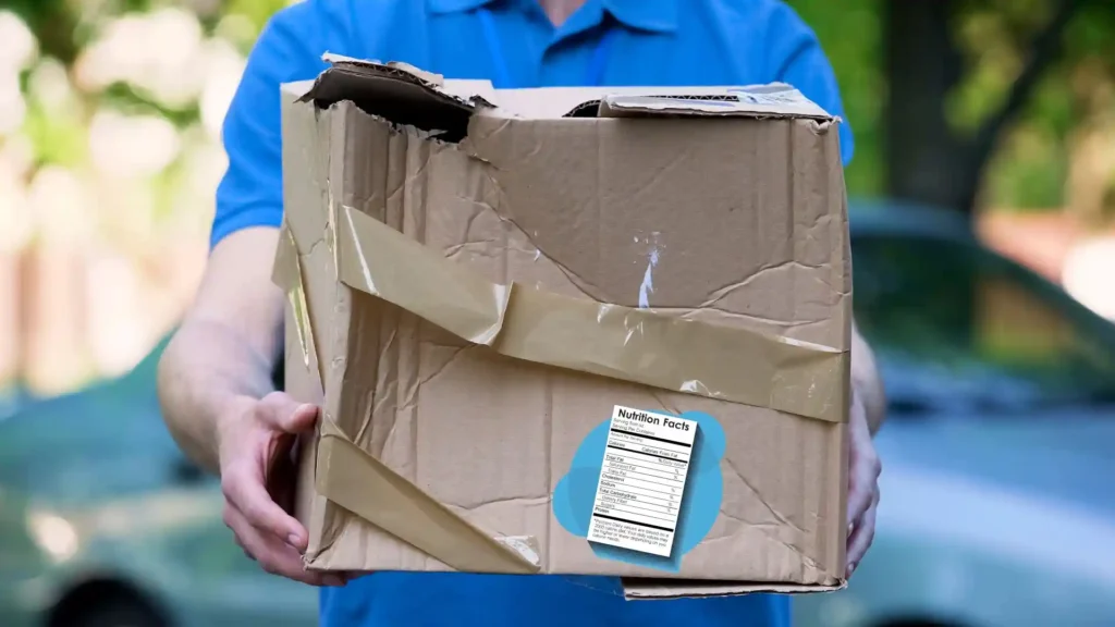 Incomplete labels and weak packing cause international shipping delays