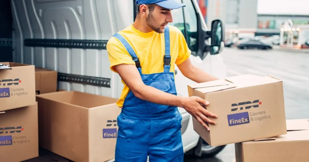 Courier service drop-off in Surrey BC