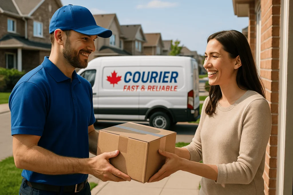 Domestic Canada business parcels quoted at FineEx in Surrey