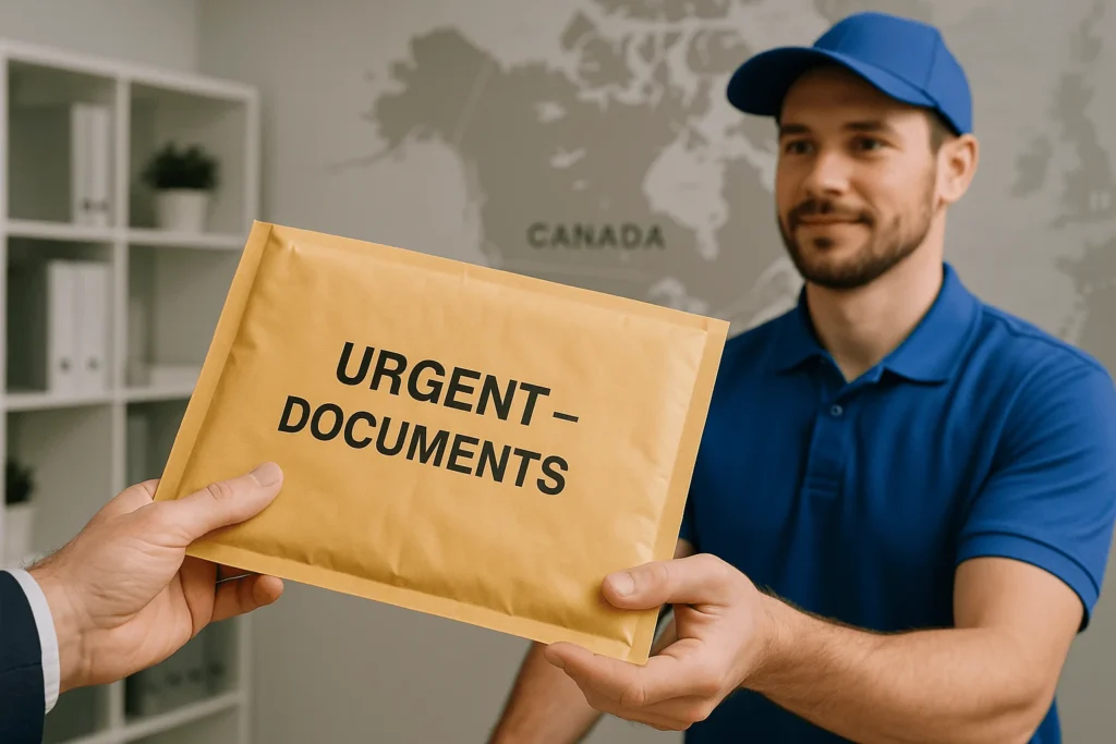 courier service canada to uk
