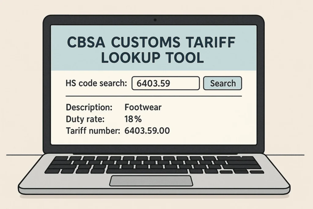 Canada import tax calculator