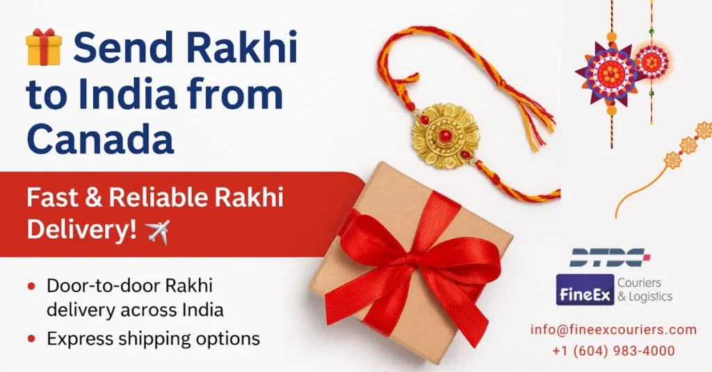 Send Rakhi to India from Canada