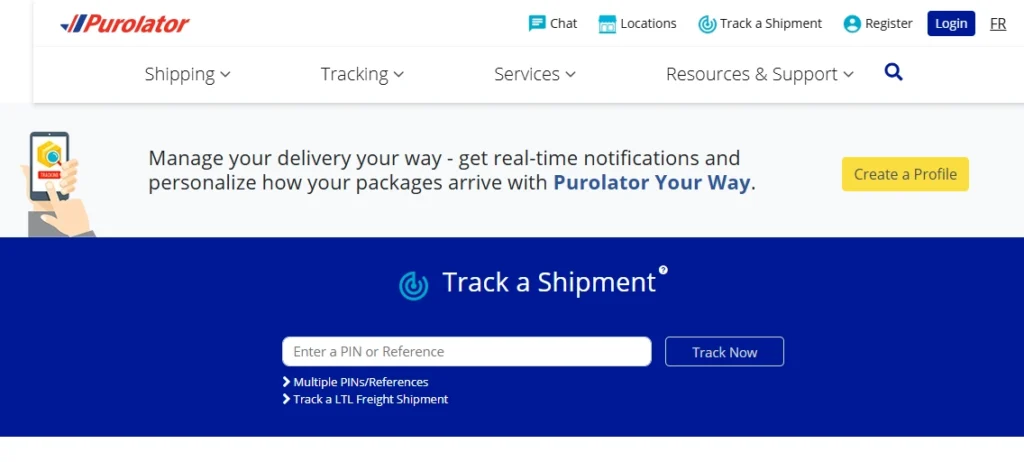 Purolator Tracking Number