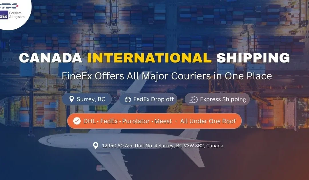 Canada International Shipping Made Easy: FineEx Offers All Major Couriers in One Place