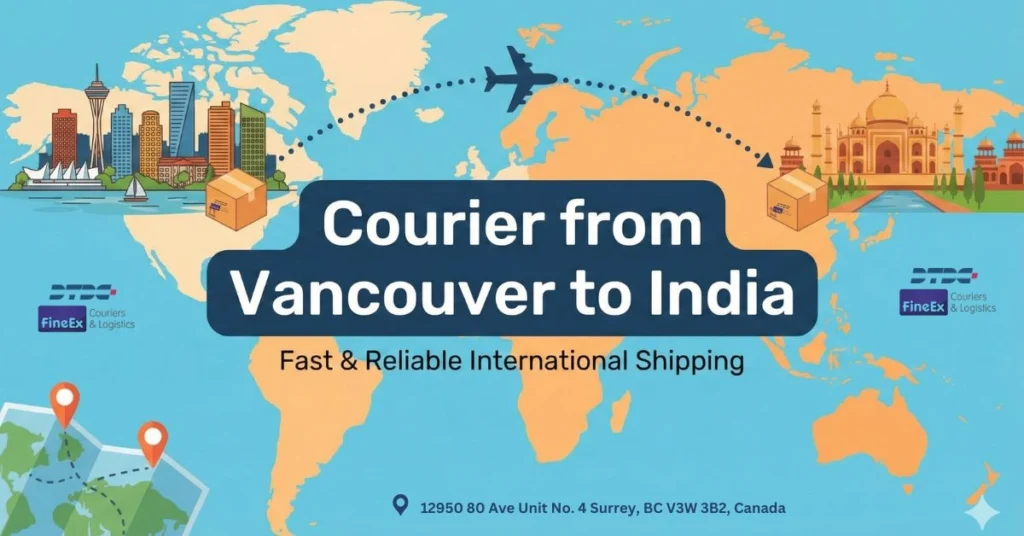 Courier From Vancouver to India